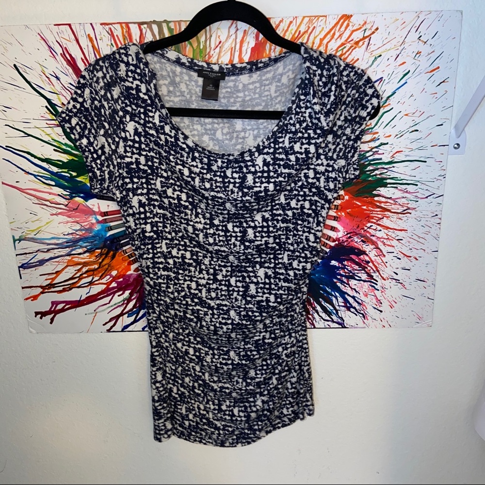 Ann Taylor. Ann Taylor short sleeve blouse.